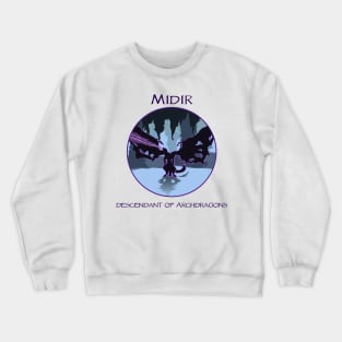 Midir - Text Crewneck Sweatshirt